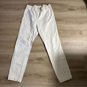 Soft Surroundings Creamy Elastic Waist‎ Pull on Pants Size Tall Medium Cotton